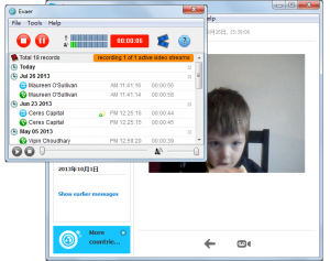 save skype video message