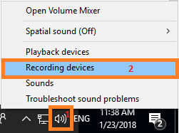 Open microphone devices