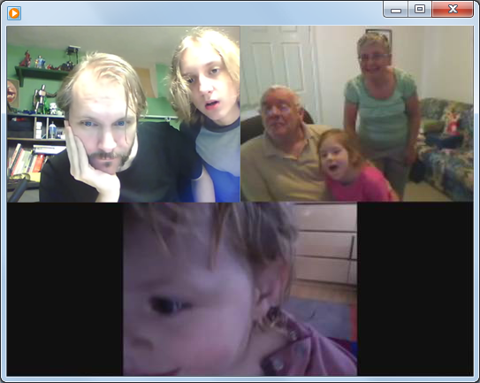 3 party group video call