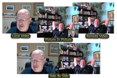 Record Teams video call in different mode